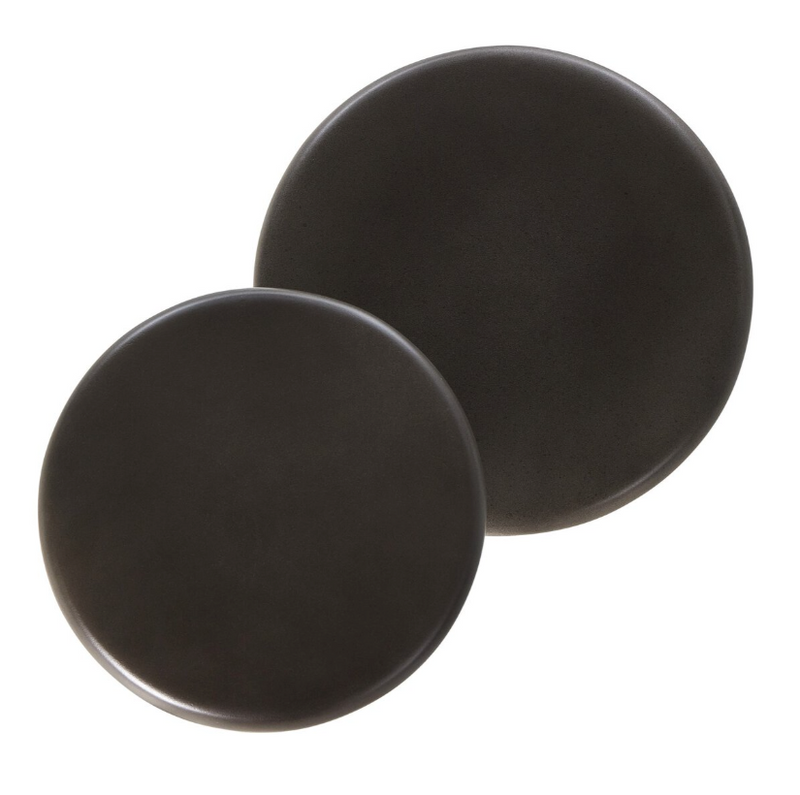 Ravine Concrete End Tables in Dark Grey (Set of 2)