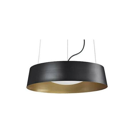 Sampson Single Lamp LED Pendant in Black