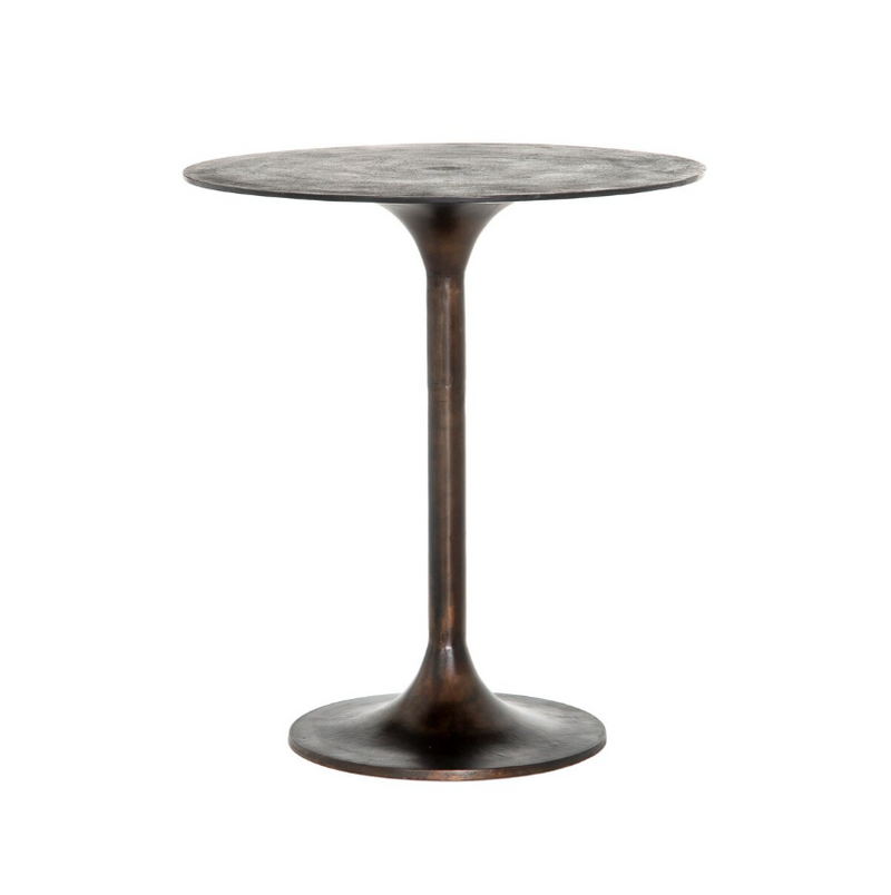 Simone Counter Table in Antique Rust