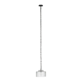 Malone Pendant with Clear Reeded Glass