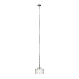Malone Pendant with Clear Reeded Glass