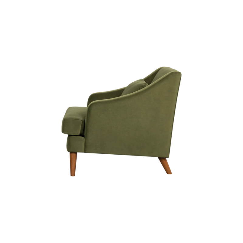 Missy Club Chair - Green Velvet