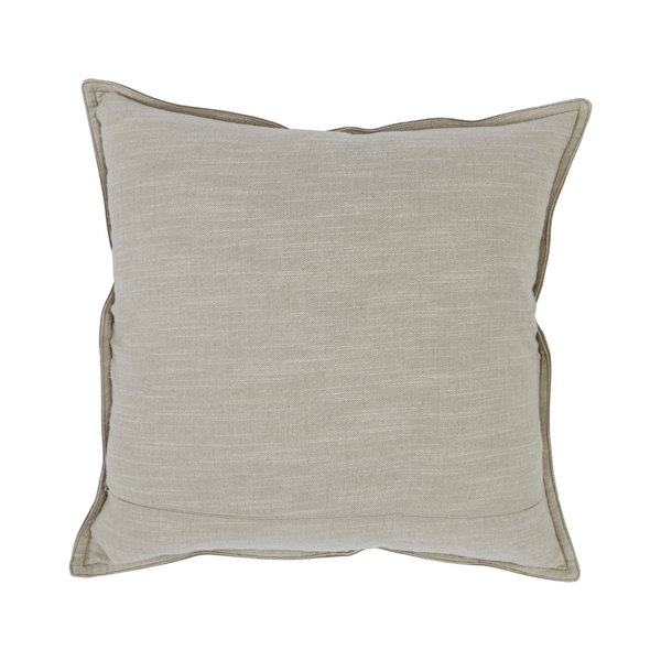 Leather Sandstorm Taupe Cushion 22"x 22"