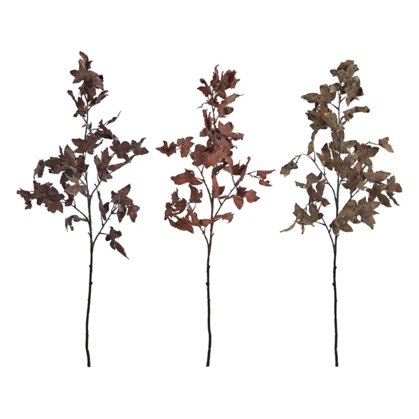 Faux Maple Leaf Branch, 3 Colors