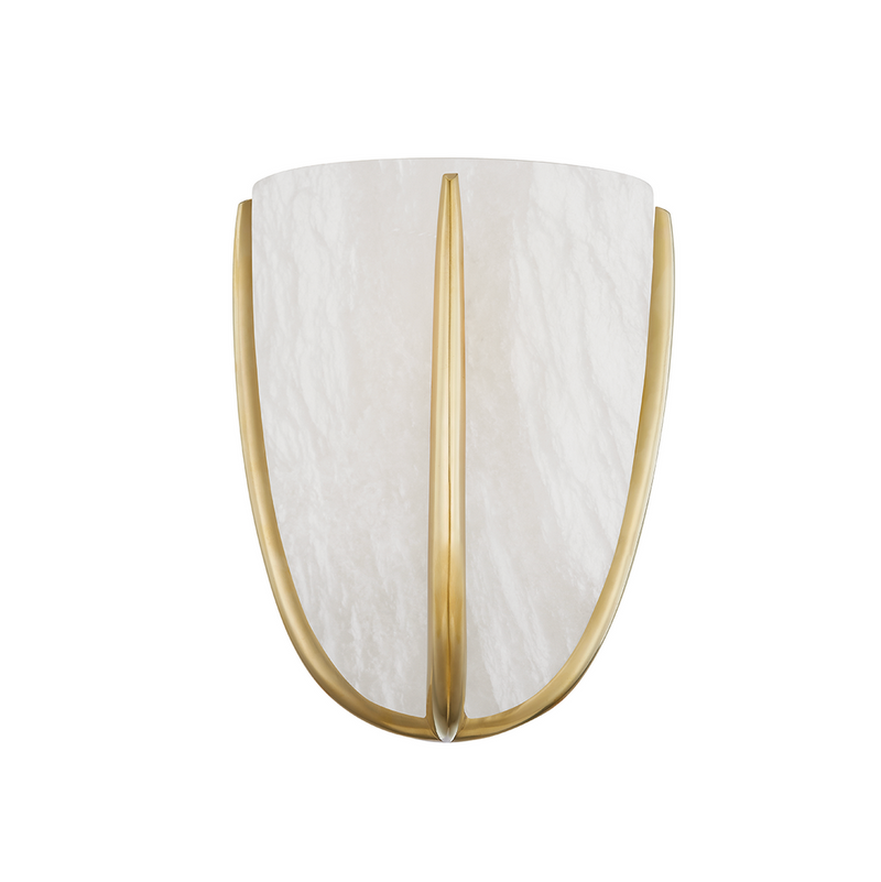 Wheatley Wall Sconce in Aged Brass