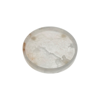 Round Alabaster Tray - Small