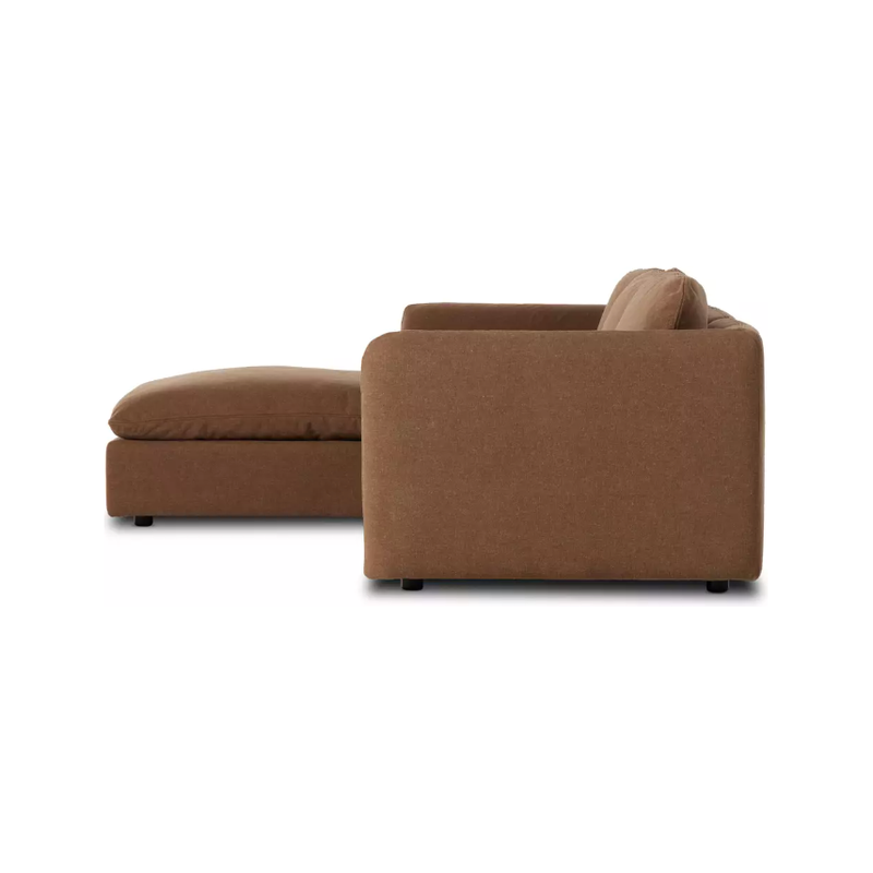 Ingel 3-Piece Sectional with Ottoman - Antwerp Caffe