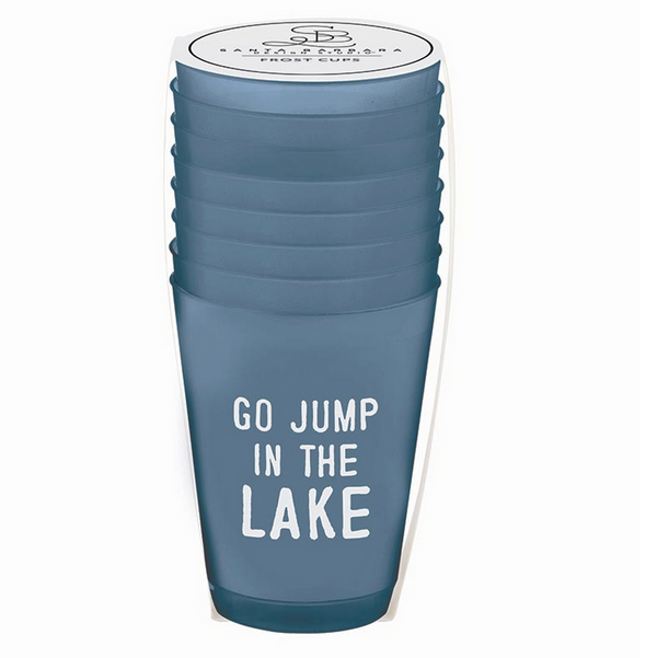 Go Jump In The Lake Frost Cup - Set of 8
