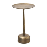 Aluminium Side Table - Antique Brass