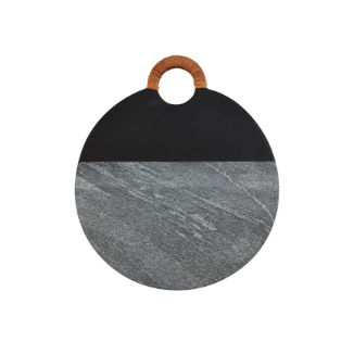 Black Wood/Marble Boards - Round