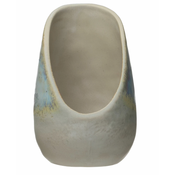 Stoneware Spoon Rest with Glaze
