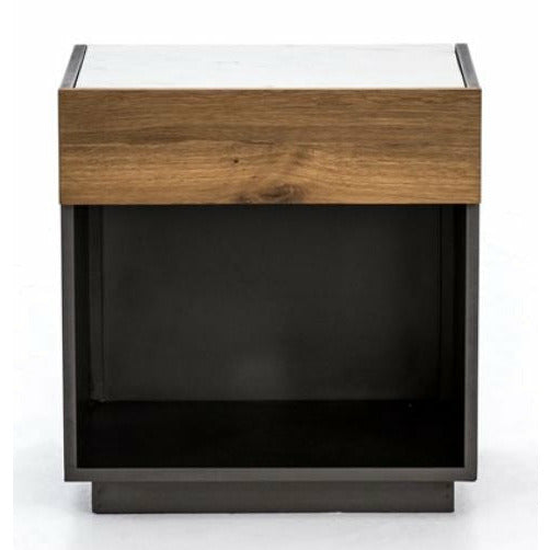 Holland Nightstand - Grey Lacquer
