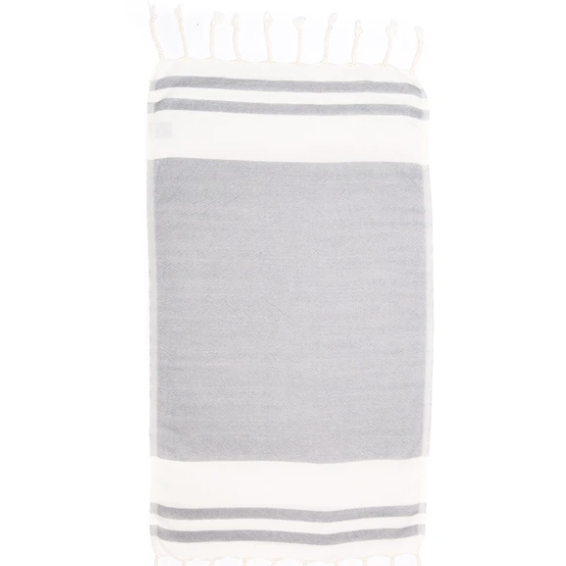 Tofino Towel Co - Turkish Kitchen Towel 100% cotton The Hatch- Grey