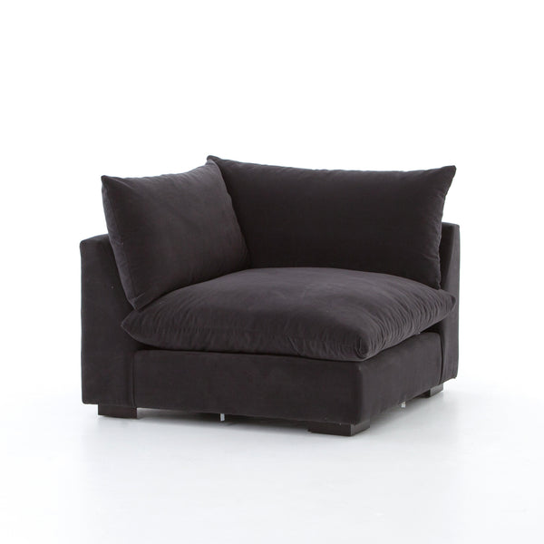 Grant Sectional: Build your own - Corner Piece -Henry Charcoal