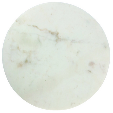 White Marble Thick Round Board