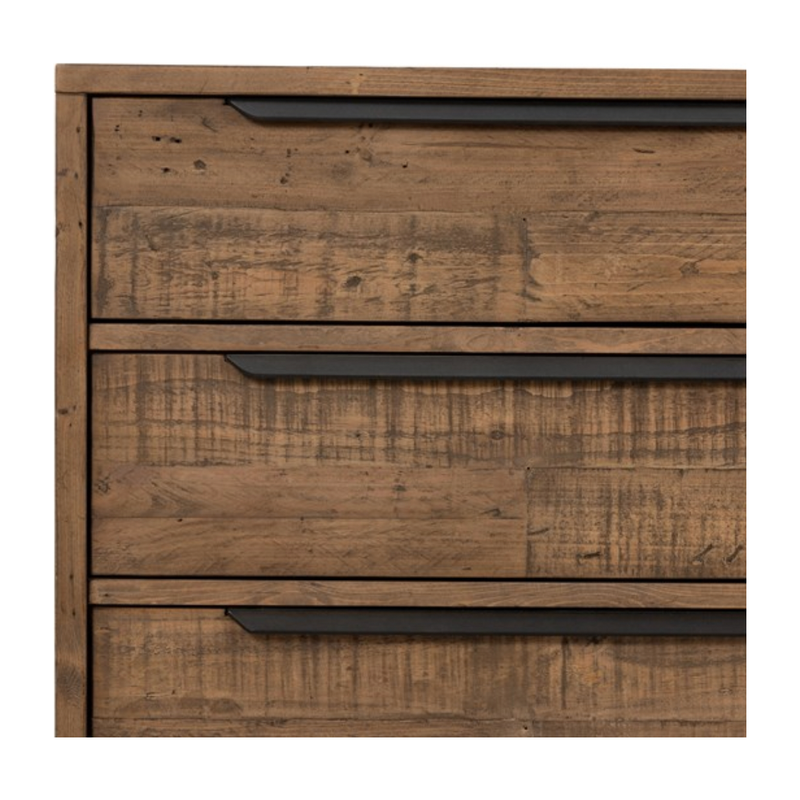 Wyeth 6 Drawer Dresser - Rustic Sandalwood