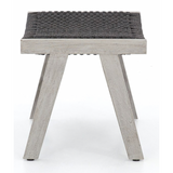 Delano Outdoor Ottoman in Weathered Grey