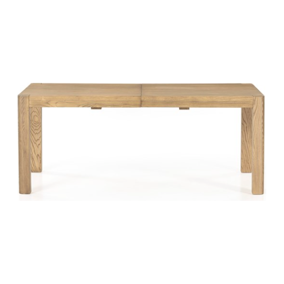Zuma Extendable Dining Table in Dune Ash