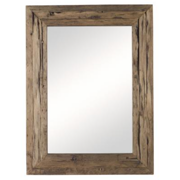 Rennick Mirror in Rustic Pine Wood