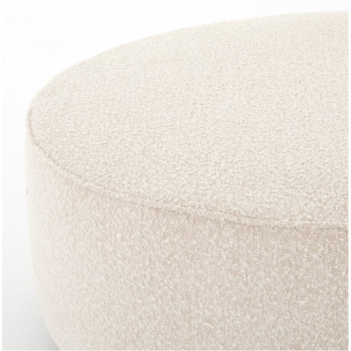 Sinclair Large Round Ottoman - Knoll Natural