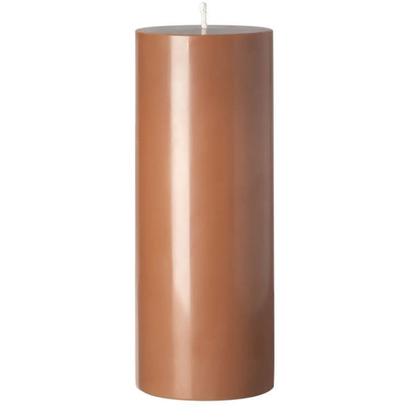Prime Palm Wax Pillar Candle 3x8 - Toffee