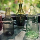 Recycled Glass Bottle Vase - Multi