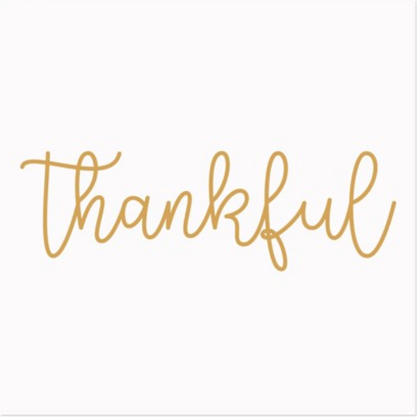 Thankful Cocktail Napkin 20Pk