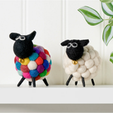 MODWOOL Felt Ball 3.5" Sheep Decor