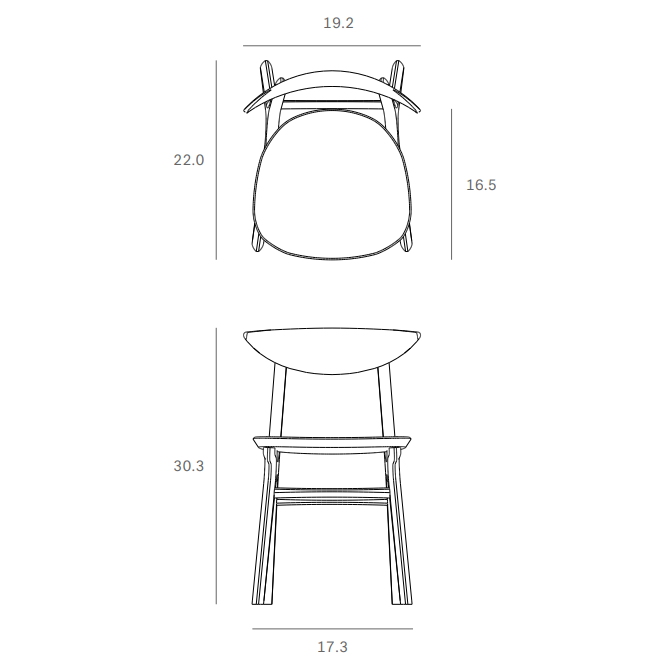 Eye Dining Chair in Oak