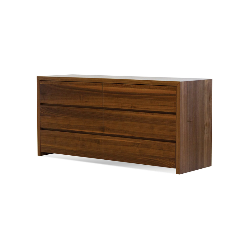 Blanche Double Dresser in Natural Walnut