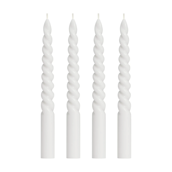 Prime Twisted Taper Four Piece 9" Candle Set