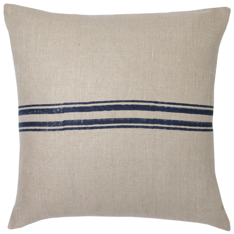 Swan Cushion- Indigo