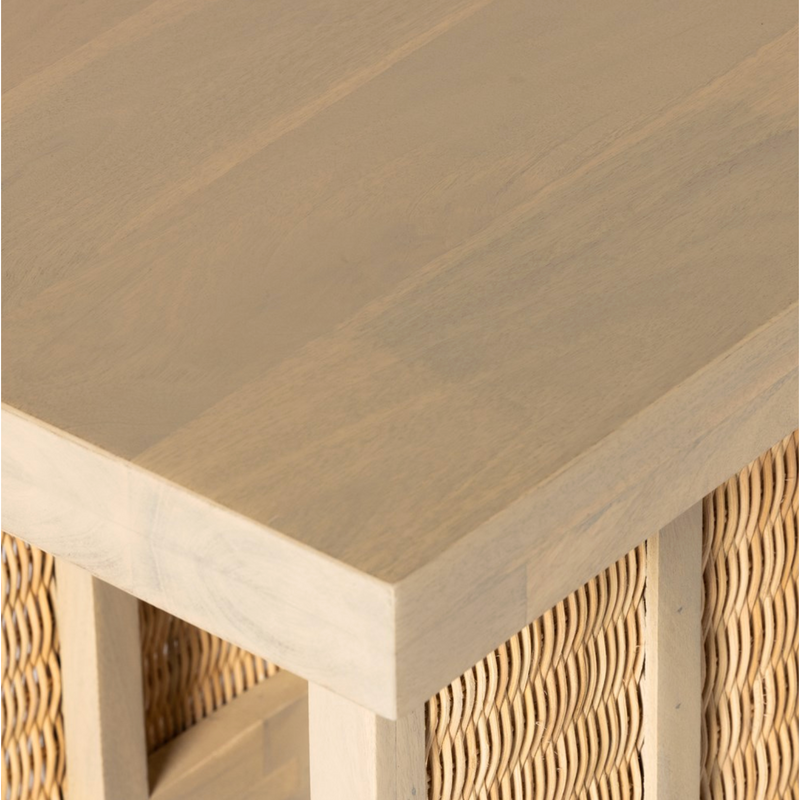 Lucinda End Table in Natural Mango