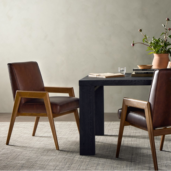 Aresa Dining Chair in Sierra Chestnut