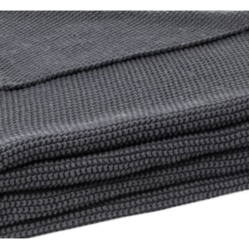 Charly Knit Blanket - Black