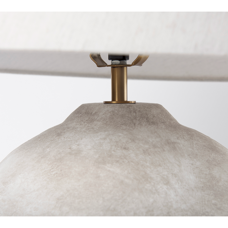 Mehdi Cream Ceramic Table Lamp