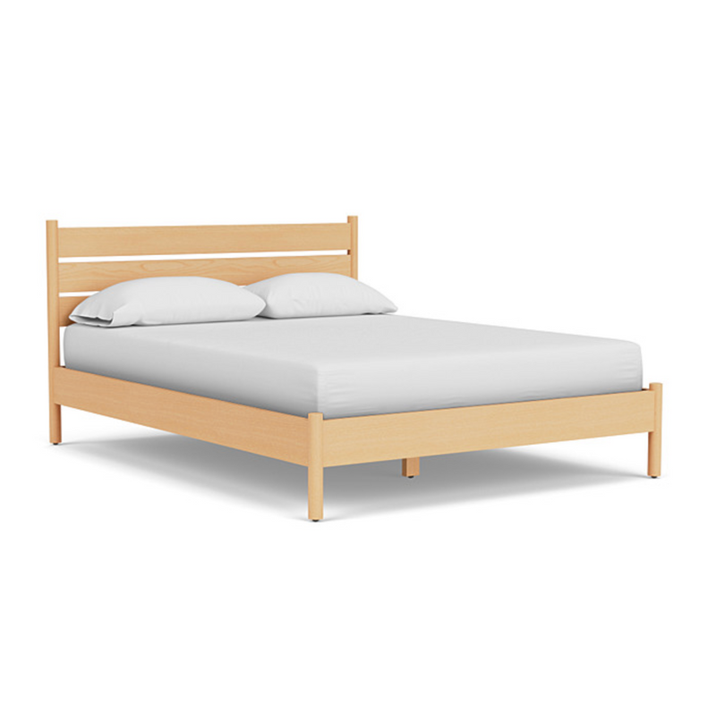 Monarch Bed - Oak with Metal Frame