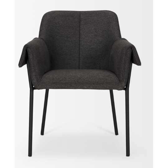 Brently Dining Chair - Grey Fabric