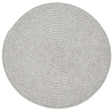 Urban Two Tone Woven Round Vinyl Placemat