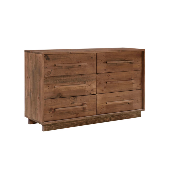 Nevada 6 Drawer Dresser - Dark Driftwood