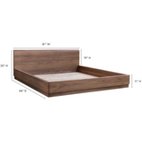 Rennie Walnut Bed