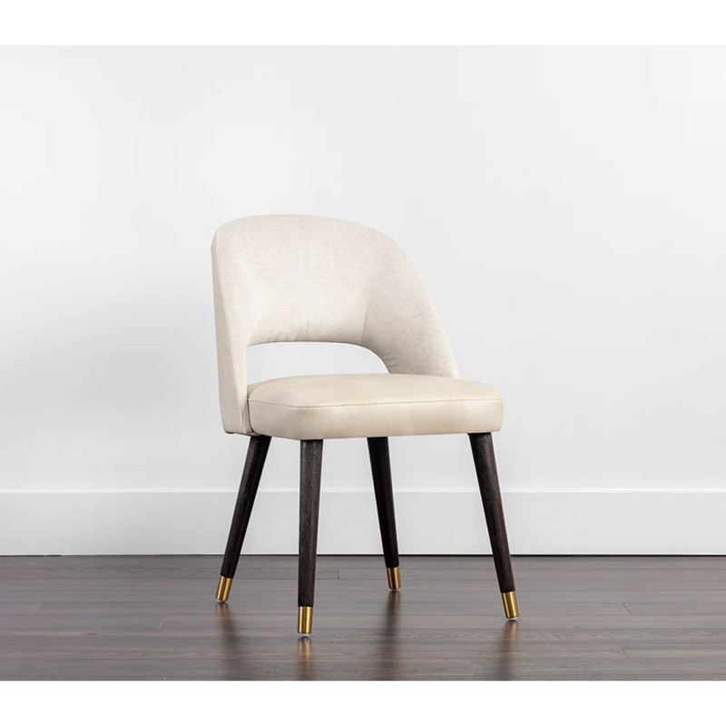 Monae Dining Chair in Cream/Muslin