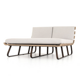 Dimitri Outdoor Double Daybed in Venao Grey