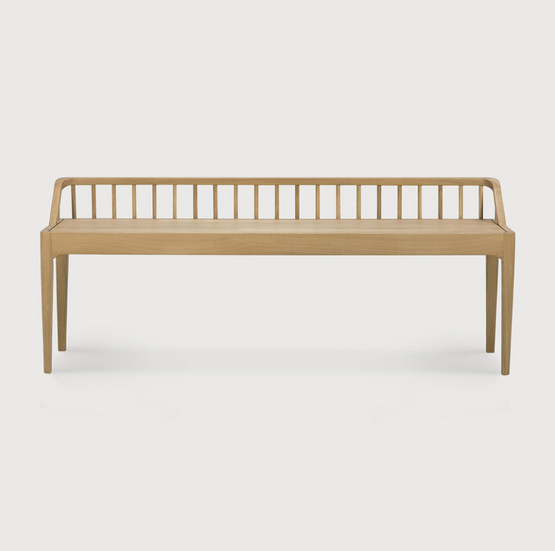 Spindle Bench in Oak