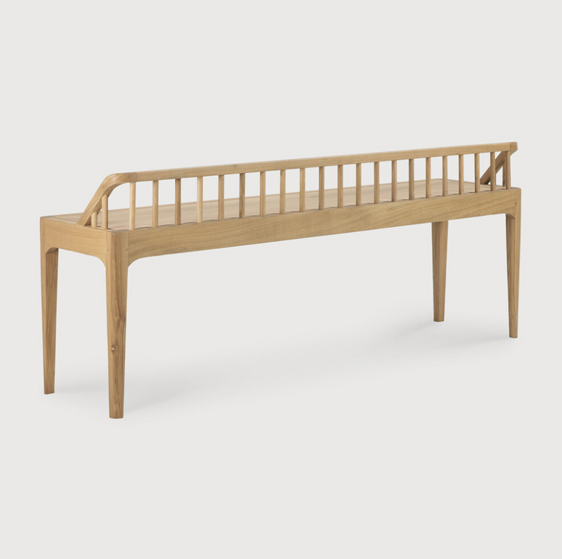 Spindle Bench in Oak