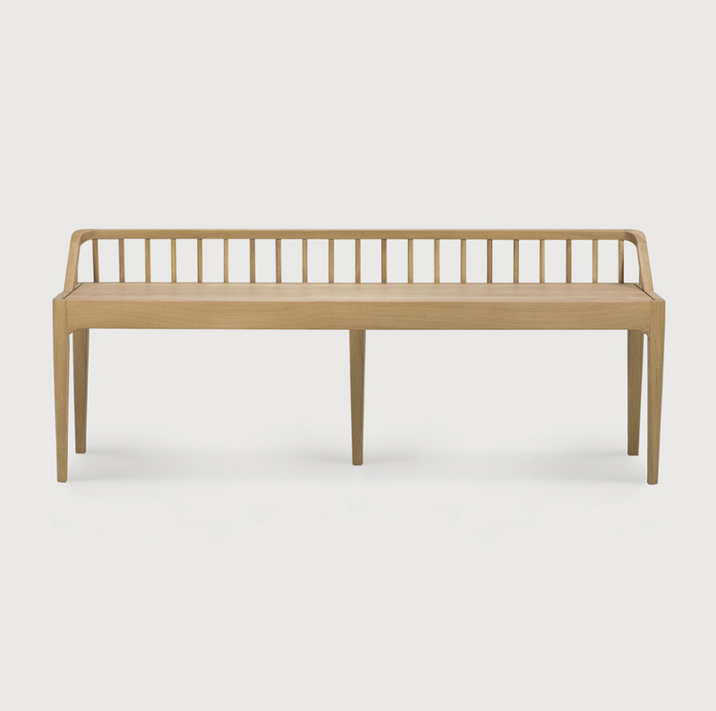 Spindle Bench in Oak