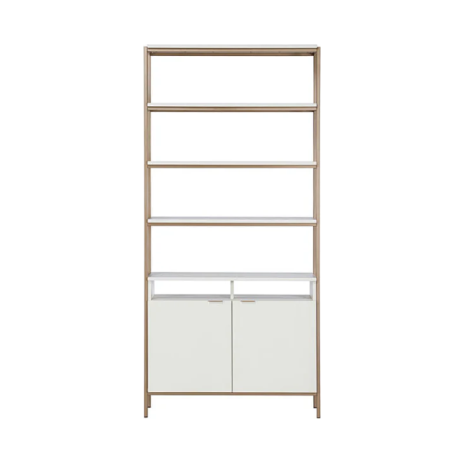 Ambrose Modular Bookcase in Cream - Large