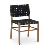 Mila Outdoor Dining Chair in Black