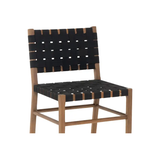 Mila Outdoor Dining Chair in Black