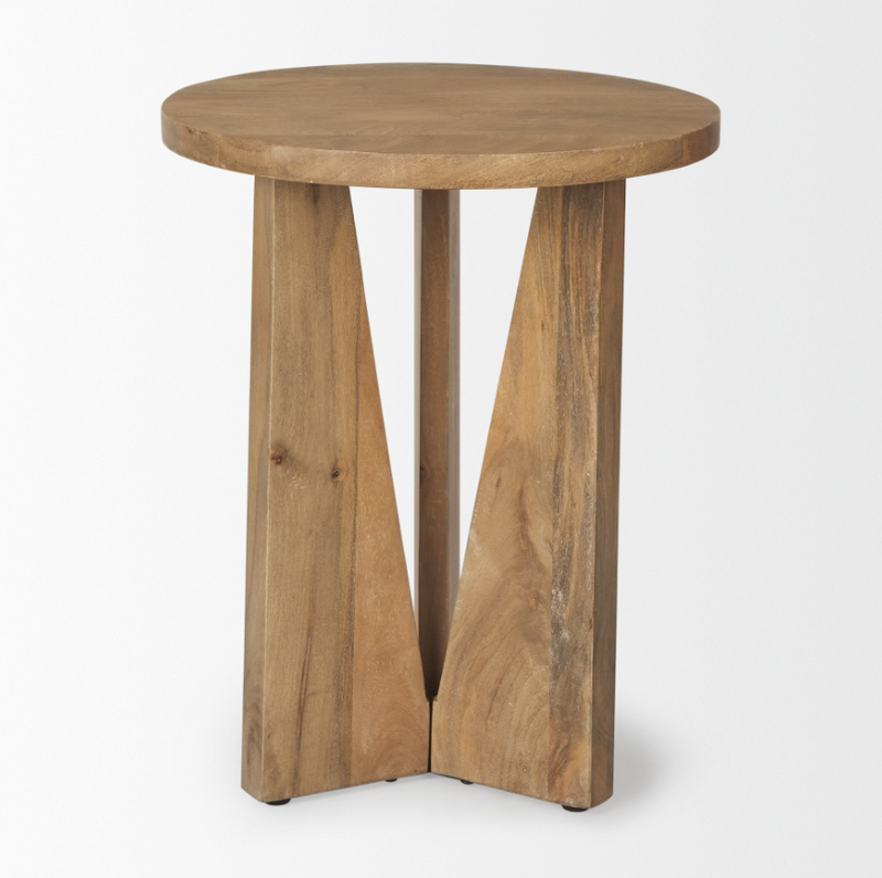 Mattius Accent Table in Light Brown